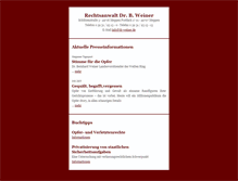 Tablet Screenshot of dr-weiner.de